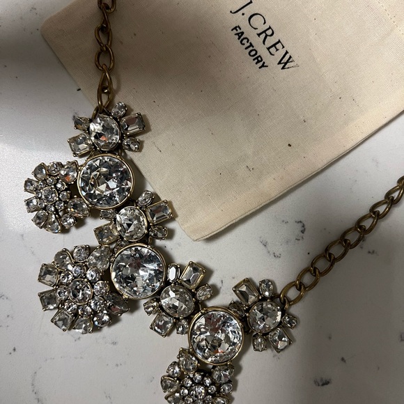 J. Crew Factory Multi stone drop necklace - Picture 3 of 3